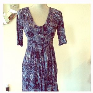 INC International Concepts Blue Dress